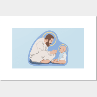 St. Joseph and Baby Jesus Posters and Art